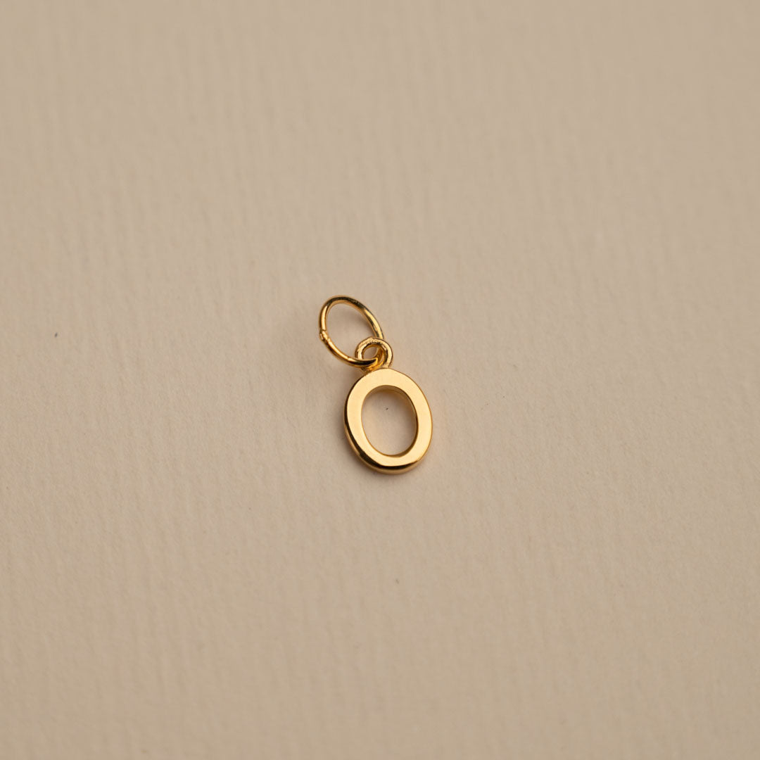 Sabrina - Letter Gold Pendant
