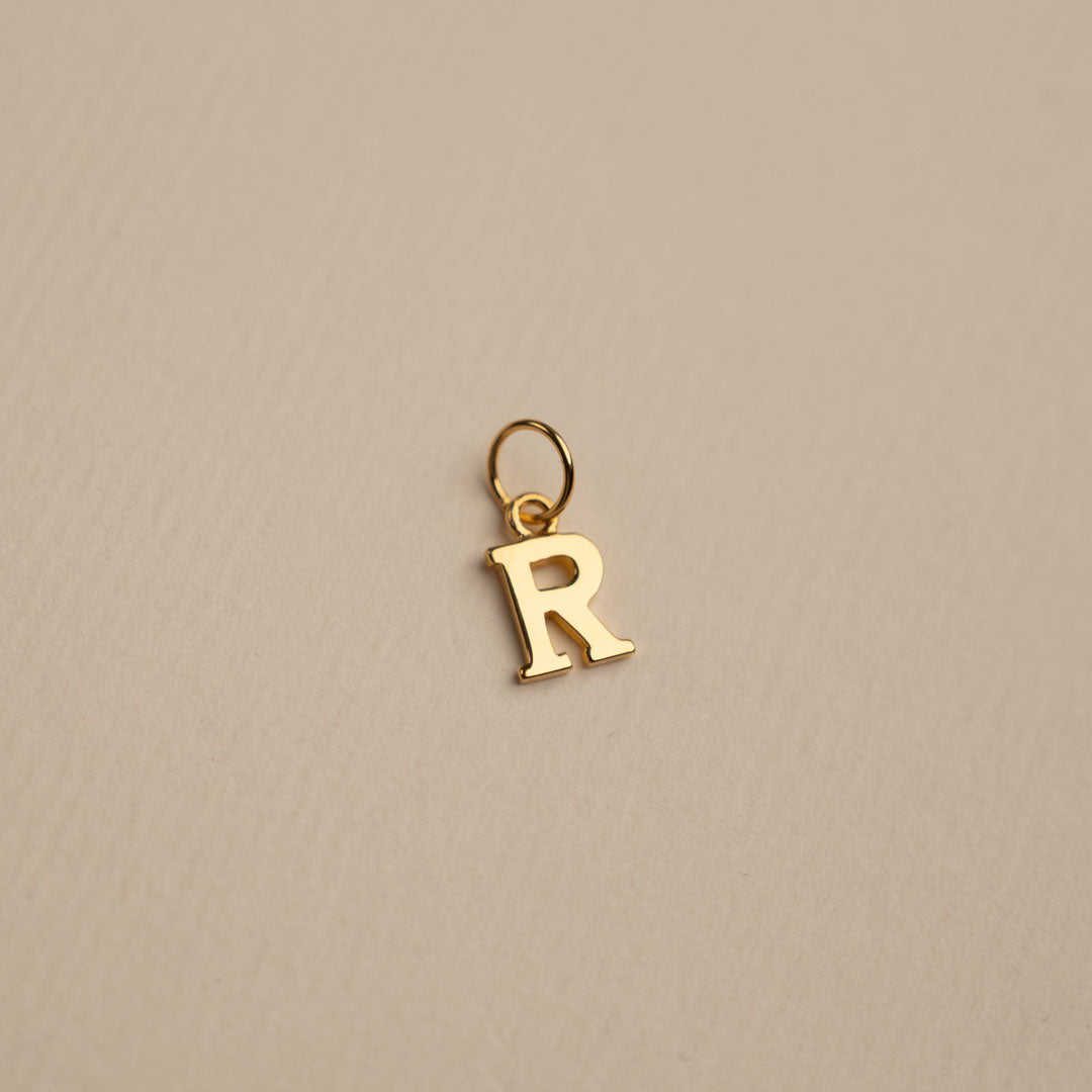 Sabrina - Letter Gold Pendant