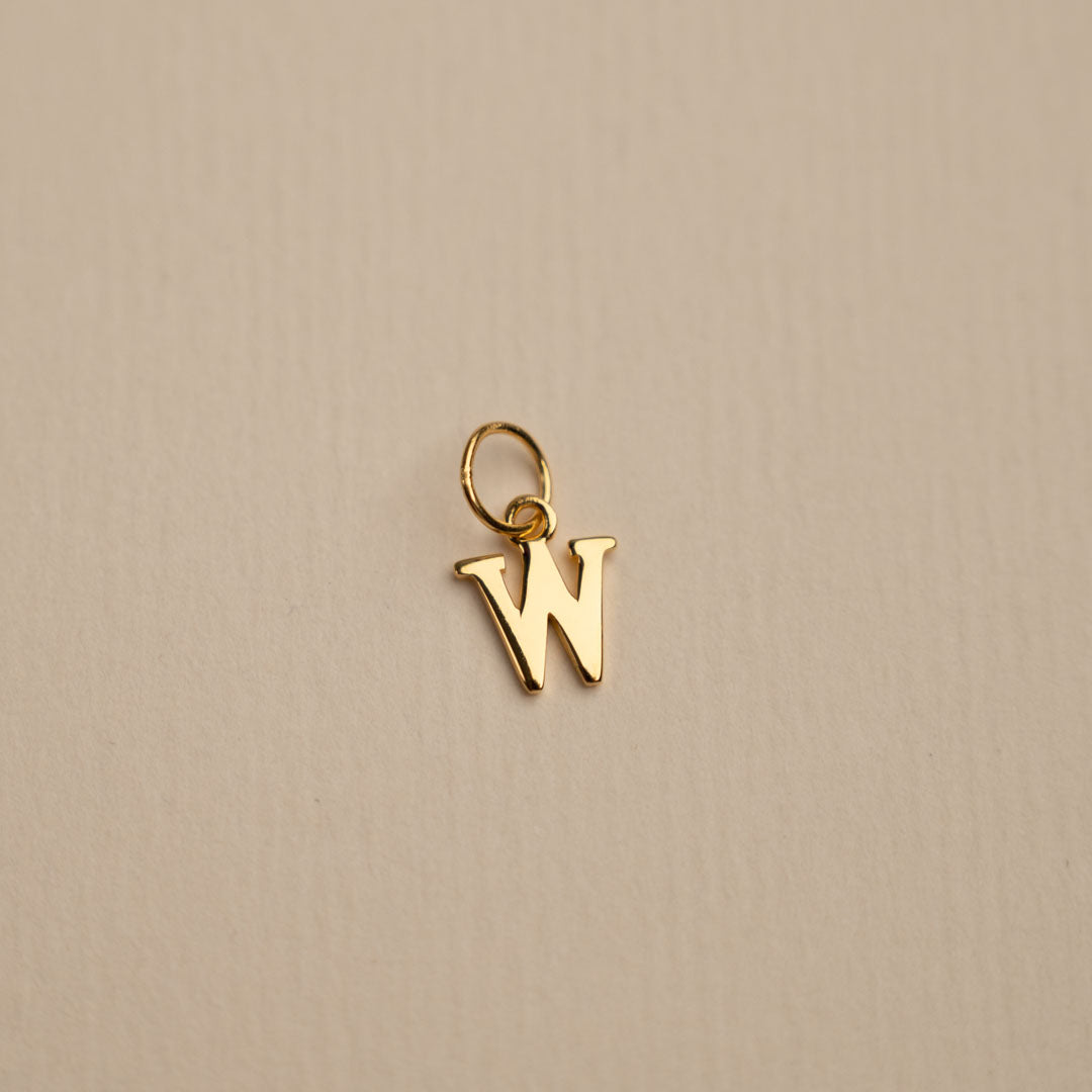 Sabrina - Letter Gold Pendant
