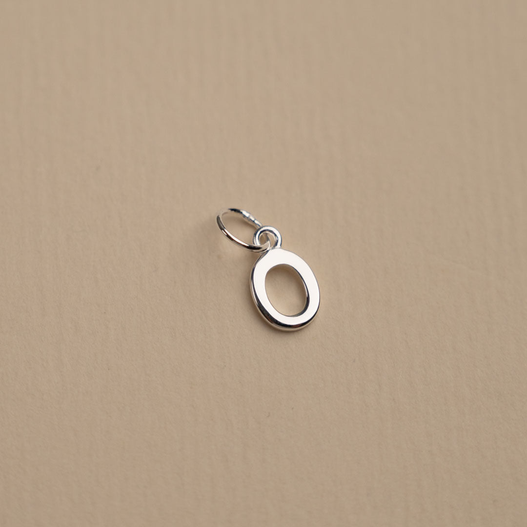 Nadia - Letter Pendant in Silver