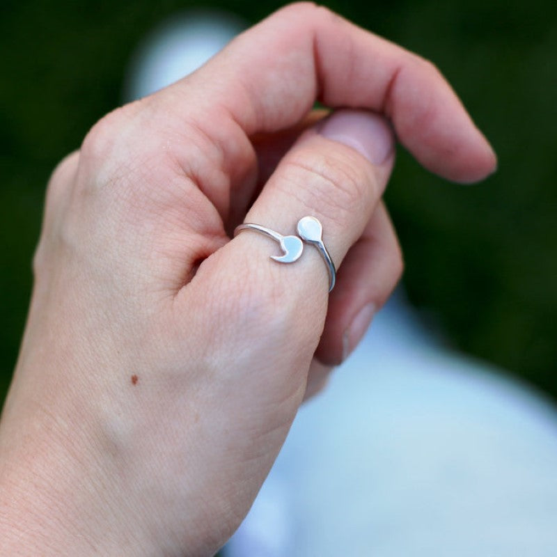 Slim Semicolon Ring - Empowerment Ring
