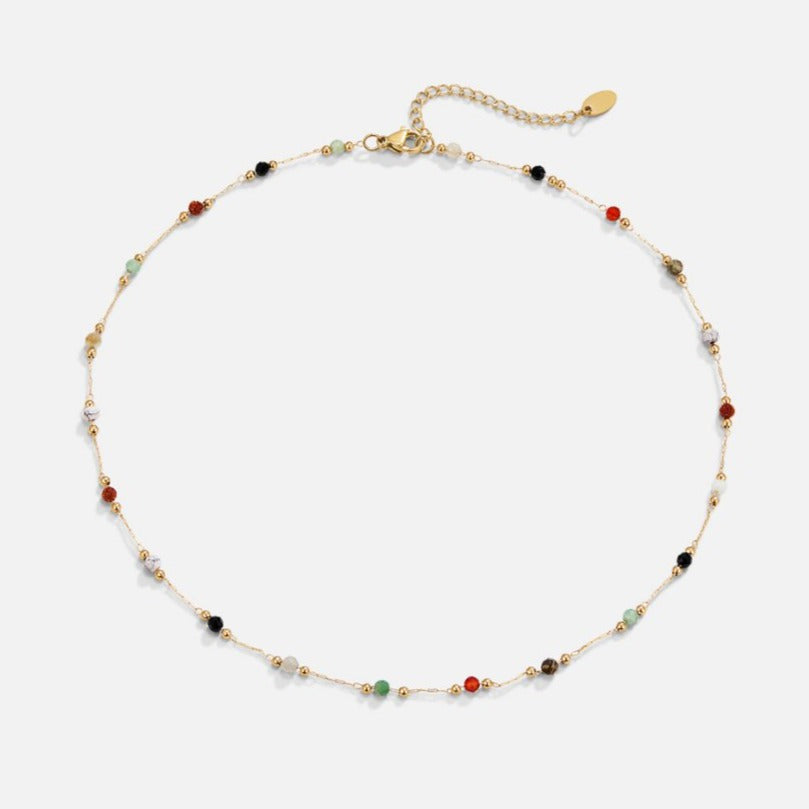 Lala - Necklace with Pearls and Gemstones