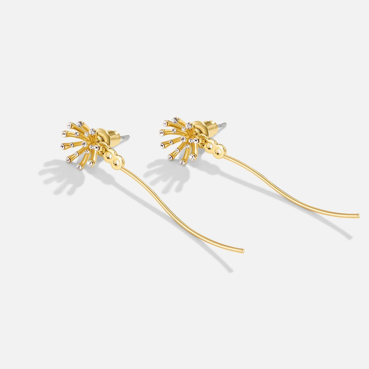 Wish for Something Dandelion 18K gold earrings