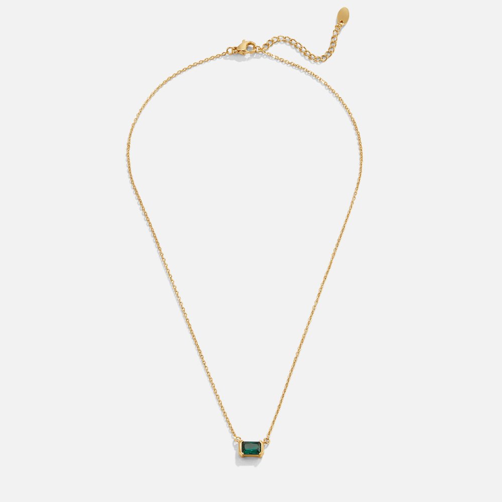 Moni – Necklace Green Emerald