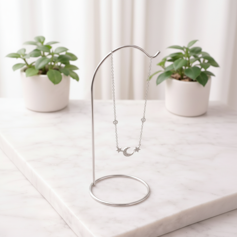 Silver Stainless Steel Necklace