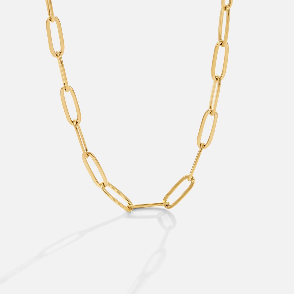Mara – Paperclip Chain in Gold