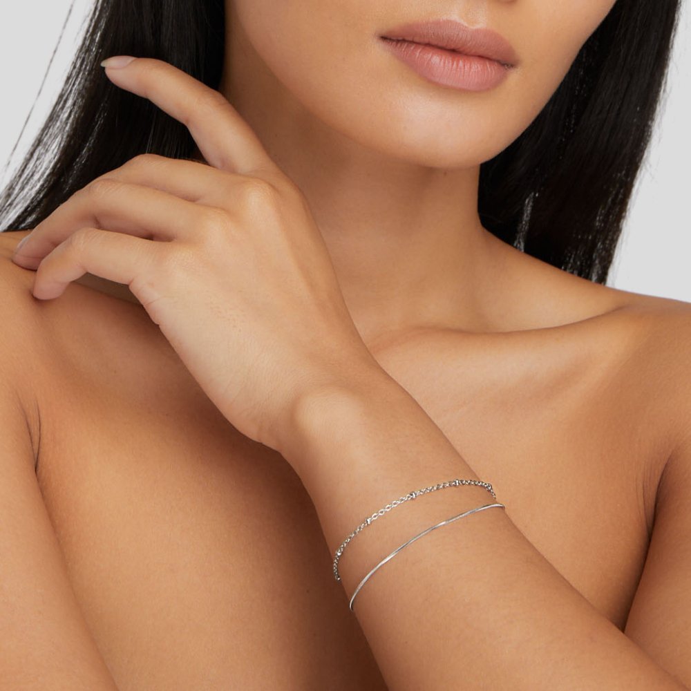 Oya - Multi-Layered Silver Bracelet