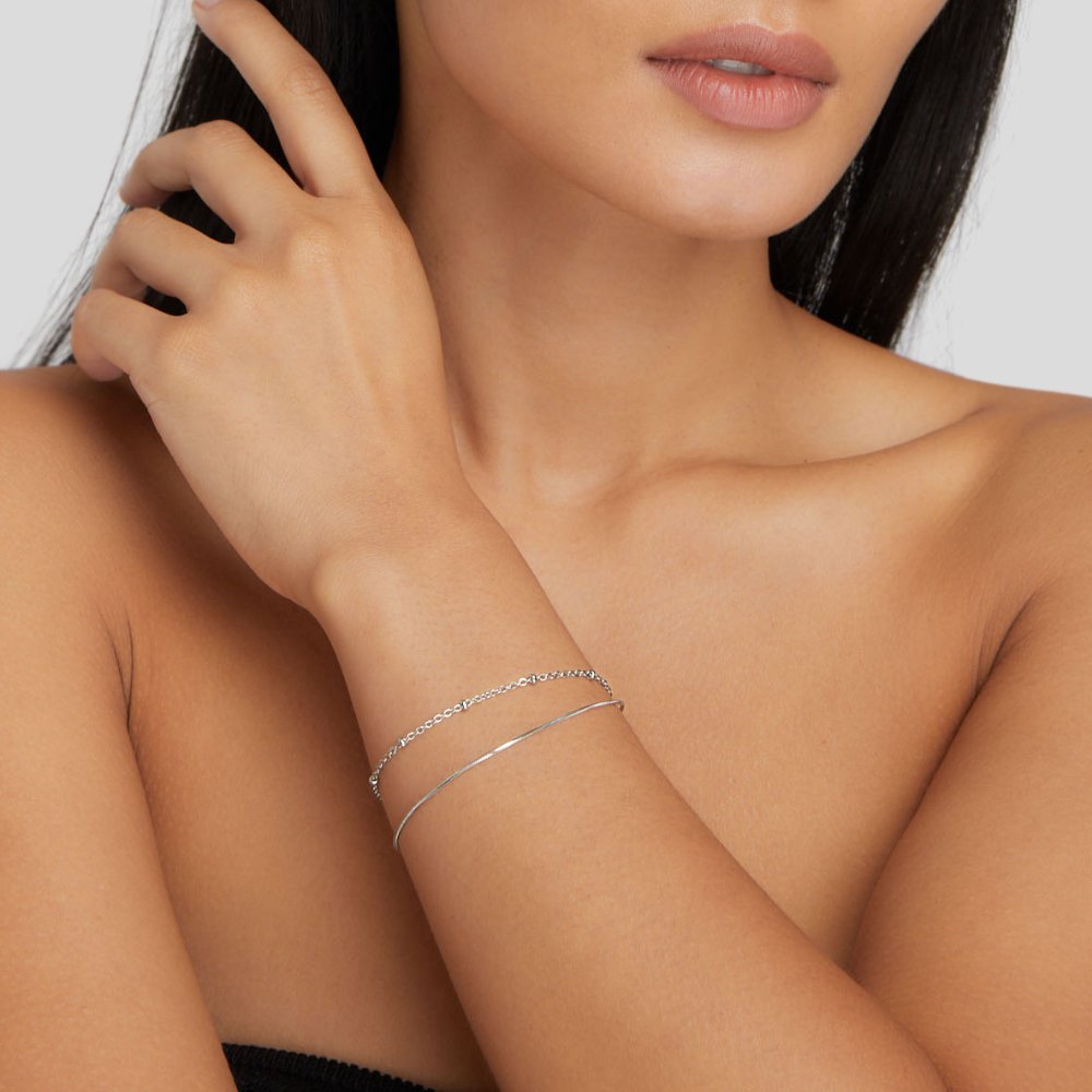 Oya - Multi-Layered Silver Bracelet