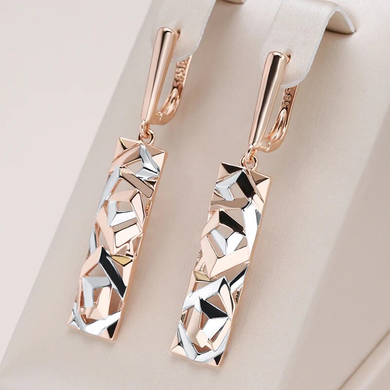 Cess – Geometric Hanging Earrings
