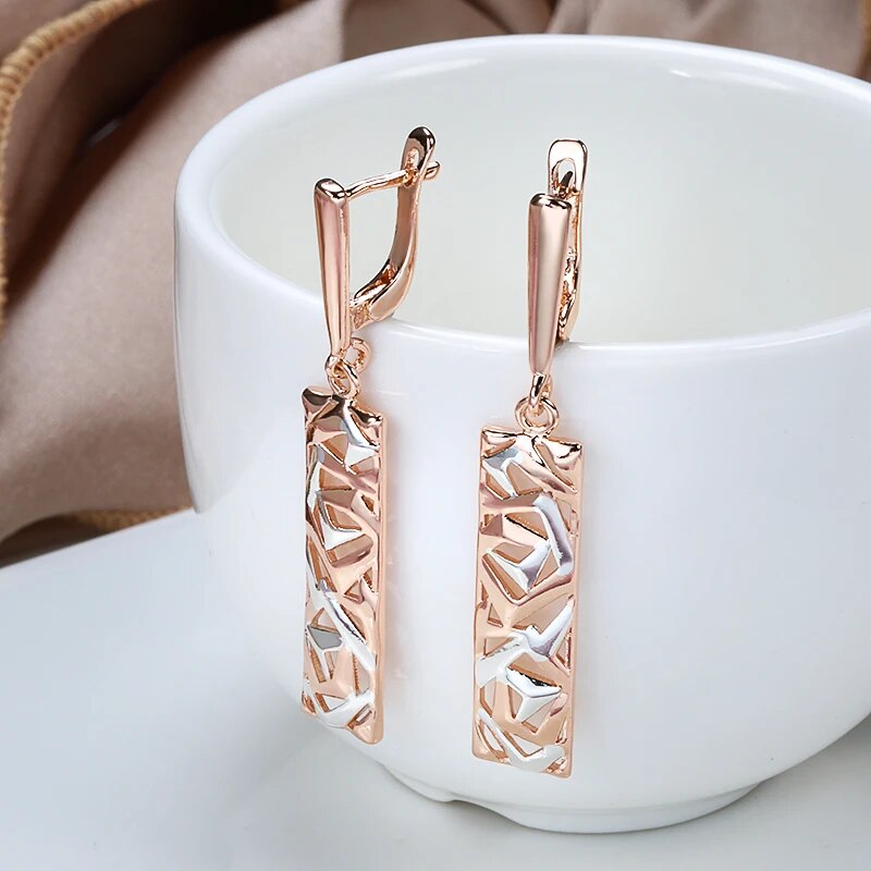 Cess – Geometric Hanging Earrings