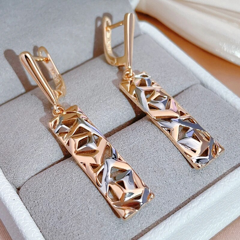 Cess – Geometric Hanging Earrings