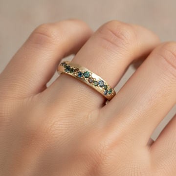 Clara – Golden vintage classic ring