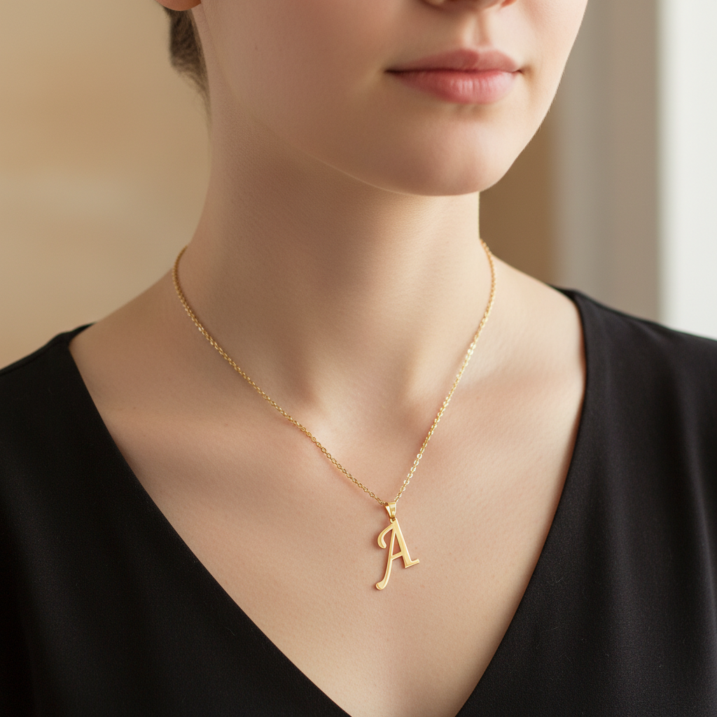 Alessia – Initial Necklace with 26 Letters