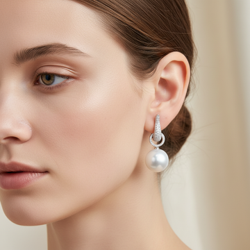 Thalia – Clip Earring Fashion Zircon Luxury Effect