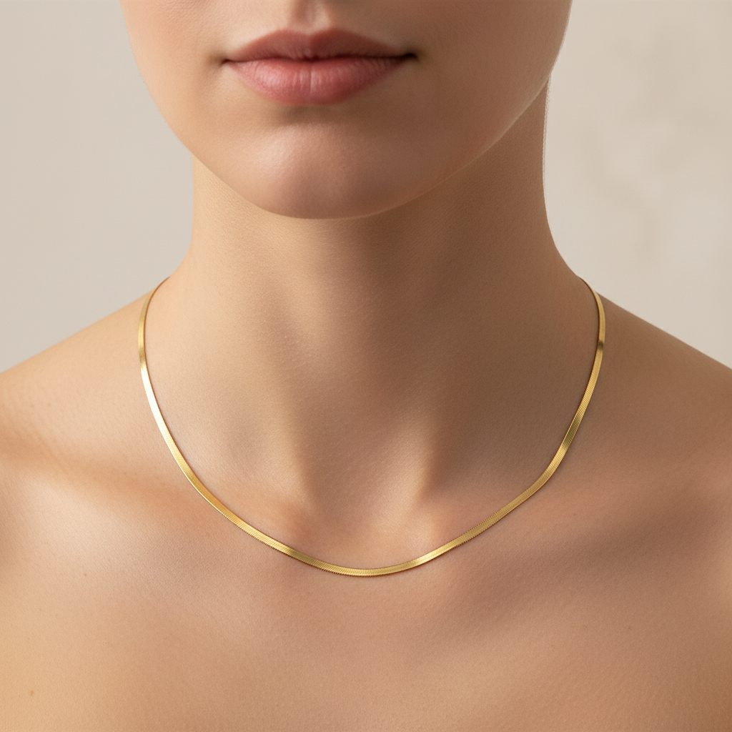 Selene – Chic Snake Chain Choker Necklace