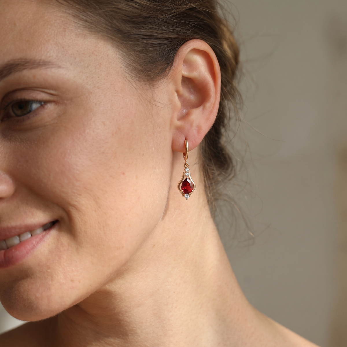 Kate - Rainbow Heart Earrings