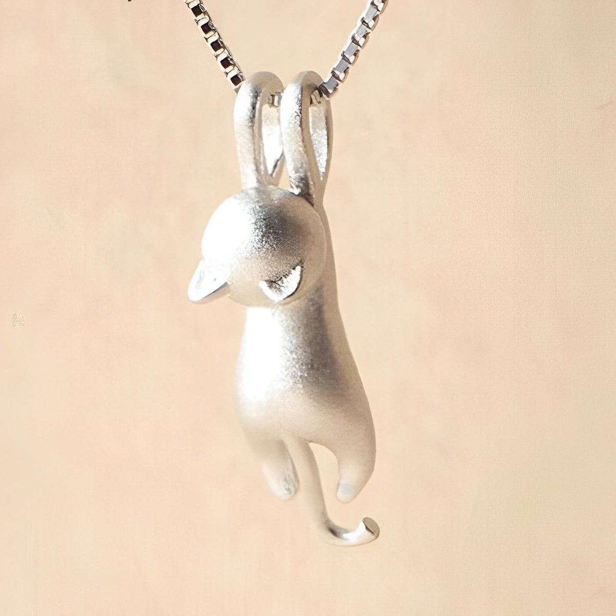 Mina – Necklace Playful Kitten in 925 Silver