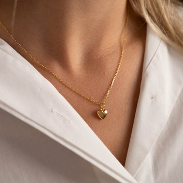 Lamia - Golden Heart Necklace