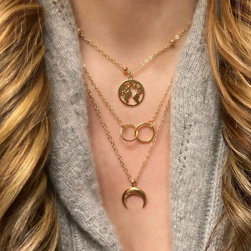 Earth Necklace - Bohemian Layered Set