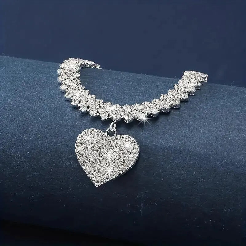 Zirconia Inlays - Double Tennis Necklace