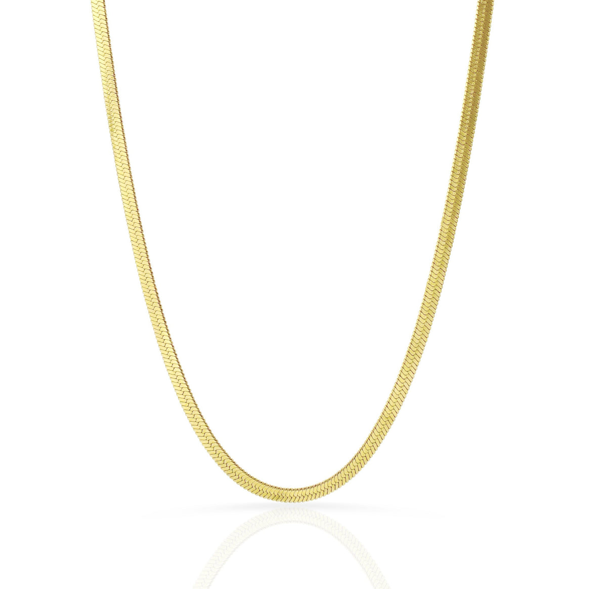 Lucienne - Stylish Gold Necklace in Snake Style