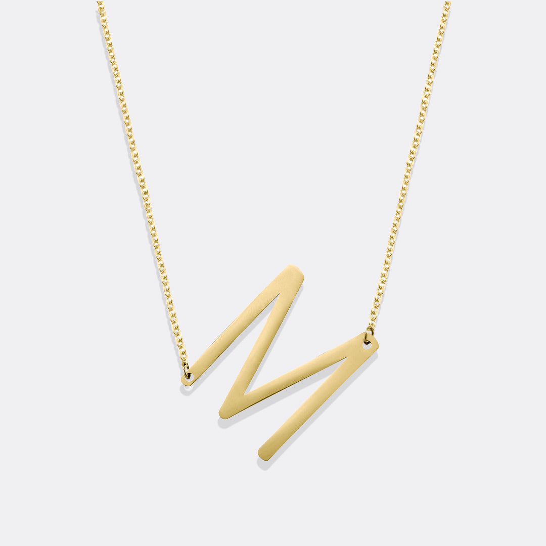 Inez – Necklace Initial Declarative