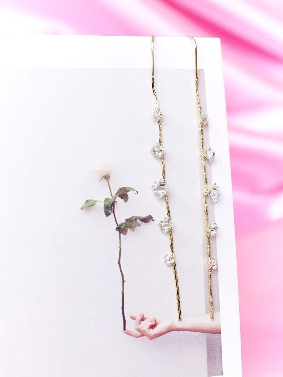 Jandi - Drop Earrings Featuring Sparkling Crystals