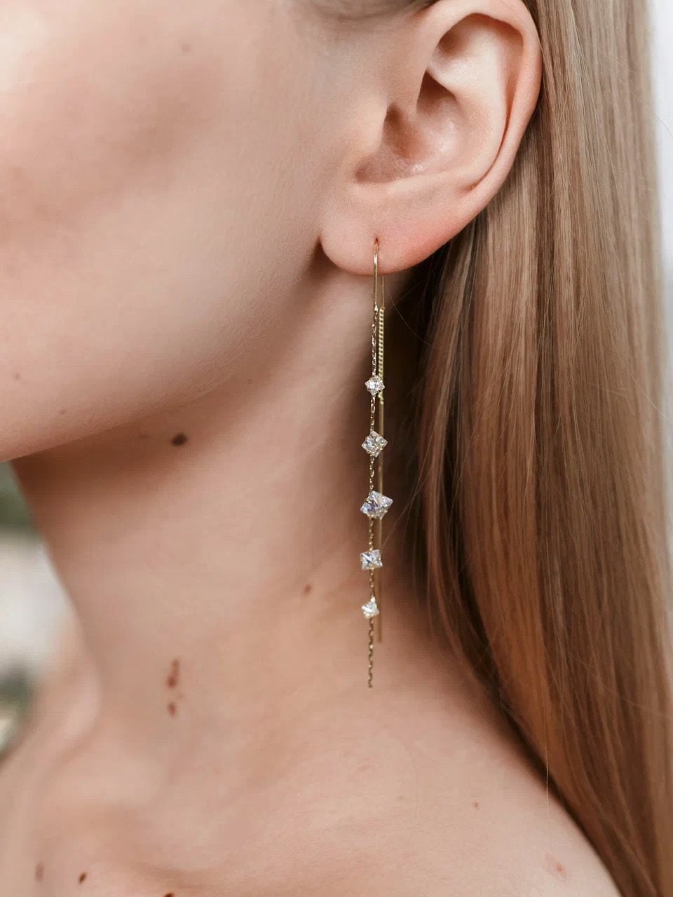 Jandi - Drop Earrings Featuring Sparkling Crystals