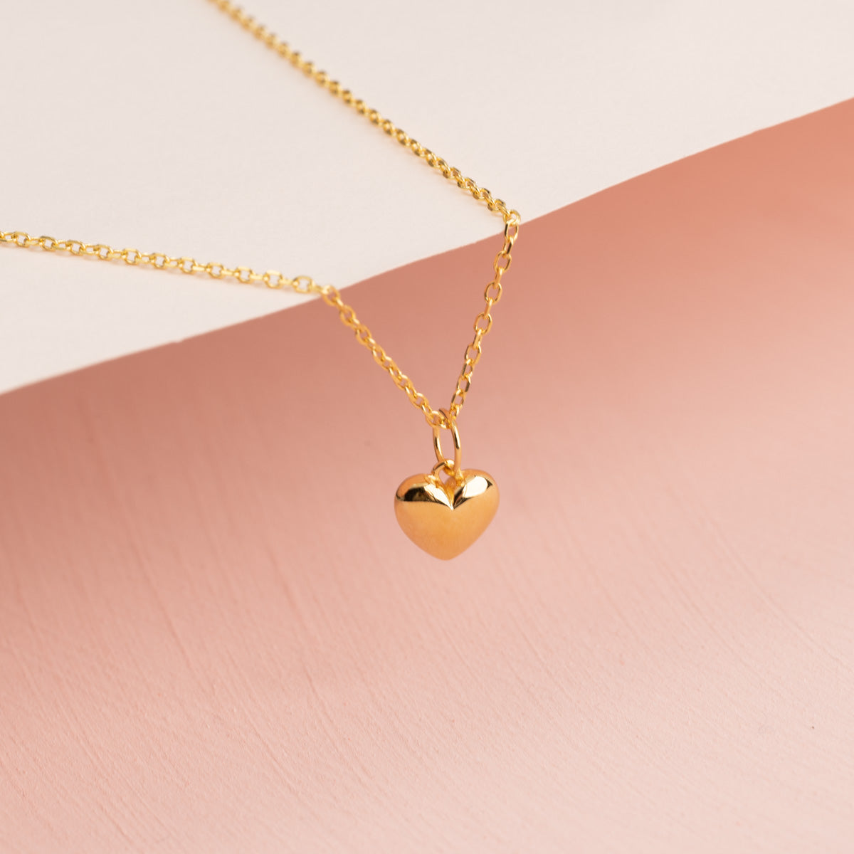 Lamia - Golden Heart Necklace