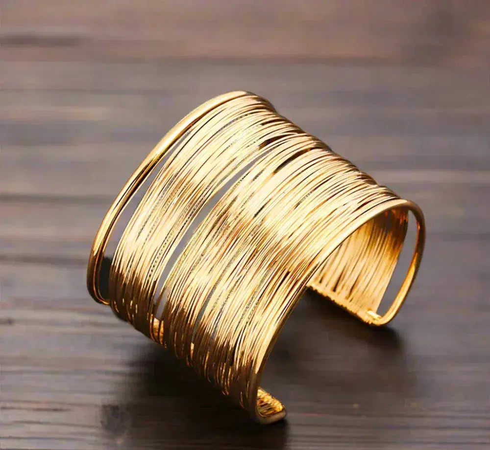 Nadine – Gold-Plated Bracelet in Vintage Design